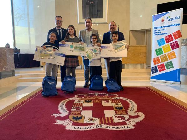 Cuatro escolares de Almería finalistas del Concurso Digital de Aqualia para concienciar sobre la protección de la biodiversidad